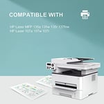 Superpage HP 106A W1106A Toner Kartuşları için Değiştirmeleri HP Lazer MFP 135A 135W 135R 137FNW HP Lazer 107A 107W 107R Lazer Stampanti, 1 Packung Drucke 1000 Sayfa, Siyah