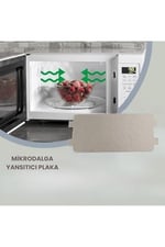 Supervac Kiwi KMO4243 ile Uyumlu Mikrodalga Fırın Yansıtıcı Plaka