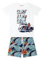 Surf Erkek Çocuk T-shirt Şort Takım