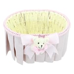 SüSLe Bebek ve Parti Ayıcıklı Oval Sepet, Pembe