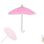 SüSLe Bebek ve Parti Dekoratif SüS Şemsiyesi, 25 cm - Pembe