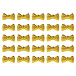 SüSLe Bebek ve Parti Polyester Papyon Fiyonk, 2,0 x 1,0 cm - 25 Adet - ALTIN