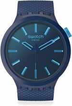 Swatch Big Bold Indigo Glow Kol Saati SB05N113, Klasik