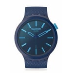 Swatch Big Bold Indigo Glow Kol Saati SB05N113, Klasik