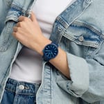 Swatch Big Bold Indigo Glow Kol Saati SB05N113, Klasik