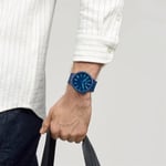 Swatch Big Bold Indigo Glow Kol Saati SB05N113, Klasik