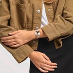 Swatch Montre Hello Darling en acier rose Skin, Kayış