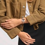 Swatch Montre Hello Darling en acier rose Skin, Kayış