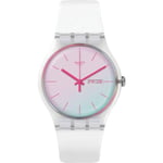 Swatch Women's Analog Dijital Otomatik Saat Kayışlı S7263031, Beyaz, Kayış