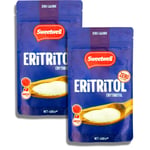 Sweetwell Eritritol Doğal Toz Tatlandırıcı 400 Gr x 2 Adet Sıfır Kalori Keto Diyet Erythritol