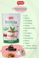 Sweetwell Zero Slim Stevia & Eritritol Tatlandırıcı 1 Kg x 2 Adet Şekersiz, 0 Kalori, Keto ve Vegan Uyumlu
