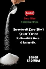 Sweetwell Zero Slim Stevia & Eritritol Tatlandırıcı 1 Kg x 2 Adet Şekersiz, 0 Kalori, Keto ve Vegan Uyumlu