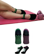 Sweex Kadın 2’li Kaymaz Tabanlı Pamuklu Yoga Pilates Çorapları - Nefes Alabilir, Renkli, Konforlu 36-40