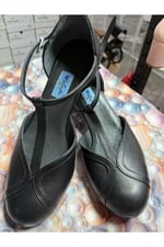 SWINGTIME – T-Strap SWING-LİNDY HOP- Dans Ayakkabısı (Siyah Deri) - Bedenler: 35 EU, 36 EU, 39 EU, 40 EU