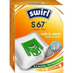 Swirl S 67 EcoPor, Siemens ve Bosch Elektrikli Süpürgeler için Elektrikli Süpürge Toz Torbası