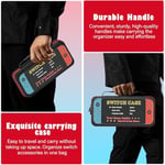 Switch Carrying Case for Nintendo Switch OLED/LITE, Protable Slim Light Travel Storage Bag Pouch for Console Joycon & Video Game Accessories, Protective Hard Shell Cover with Handle, Gift to Boy Girl