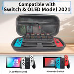 Switch Case, Carrying Case for Nintendo Switch Classic Switch Oled Case Protective Hard Shell Portable Switch Travel Case for Accessories and Games