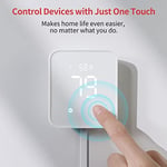 SwitchBot Hub2.0, WiFi Termometre Higrometre Olarak Çalışır, IR Uzaktan Kumanda, Akıllı Uzaktan Kumanda ve Işık Sensörü, SwitchBot Wi-Fi Bağlantısı (Destek 2.4GHz), Alexa ve Google Asistan ile Uyumlu