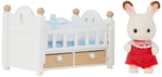 Sylvanian Families 5017 Çikolata Tavşan Bebek Yataklı - Bebek Evi Oyun Seti
