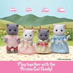 Sylvanian Families 5458 İran Kedisi Üçüz, Renkli