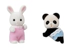 Sylvanian Families Epoch ESF5709 Tavşan ve Panda Bebeğin Oyun Odası Oyuncak