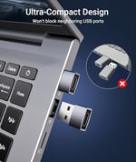 Syntech USB C Kadın - USB Erkek Adaptör 3'lü Paket [Seyahat Olması Gerekenler, Alüminyum] USB C - USB Adaptörü, Tip C Şarj Kablosu Güç Dönüştürücü iPhone 17 16 15 Apple Watch AirPods CarPlay ile