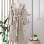 TAÇ CASUAL WAFFLE PAMUK BORNOZ Taş S/M