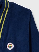 Taç Fenerbahçe Lisanslı Desenli%100 Pamuk Bornoz, Sarı, S