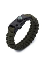 Tactical Paracord Çok Amaçlı 5'i 1 Arada Kampçı Bileklik-1