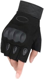 Tactical Siyah Kesik Eldiven