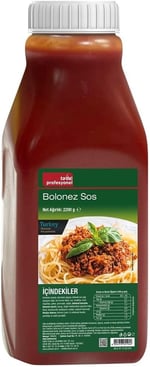 Tada Profesyonel Bolonez Sos, 2200 g, İtalyan Makarna Sosu