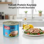 Tada Profesyonel Ton Balığı, Ayçiçek Yağlı, Büyük Boy Teneke, 1705 g, 2'li Paket, Profesyonel Mutfak