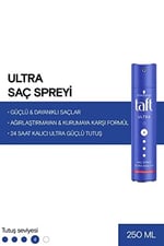 Taft Ultra Saç Spreyi 250 ml 24 Saat Kalıcı Tutuş Sağlayan Dayanıklı Formül