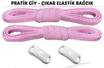 Tak Bırak Ayakkabı Bağcığı, Bağlamaya Gerek Olmayan Yeni Nesil Elastik, Pratik, Akıllı Bağcık