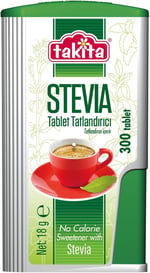 Takita Stevia Tablet Tatlandırıcı 300Ad 18g