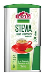 Takita Stevia Tablet Tatlandırıcı 300Ad 18g