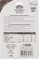 TAKİTA Sukralozlu Tablet Tatlandırıcı 100 Tablet