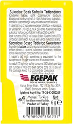 TAKİTA Sukralozlu Tablet Tatlandırıcı 100 Tablet