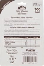 TAKİTA Sukralozlu Tablet Tatlandırıcı 100 Tablet