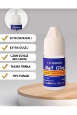 Takma Tırnak Yapıştırıcı Tips Yapıştırıcı Hızlı Yapıştırıcı Nail Glue 3 gr, hbKOZ-189hb