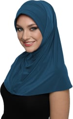 Takmatik Sade Hazır Türban Tesettür Havuz Bonesi Namaz Örtüsü