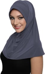 Takmatik Sade Hazır Türban Tesettür Havuz Bonesi Namaz Örtüsü