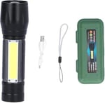 Taktikal Led USB ŞARJLI Ultra Güçlü Mini Boy El Feneri [Enerji Sınıfı A++]