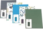 Talia Orta Boy Disk ve Kapak Seti 26 - Kömürlü Kömür, Avuç İçi DLB, Enerjik Turkuaz w/ET, Daylily w/SP, GO diskli Yeşil Zeytin - Seçenekler: Letter Set, Midsize Set