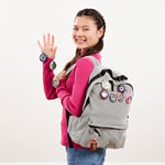 TAMAGOTCHI 42880 Bandai, Gen 2, Çiçek Gingham Kabuk Zincirli Orijinal Sanal Gerçeklik Evcil Hayvan, Çok Renkli