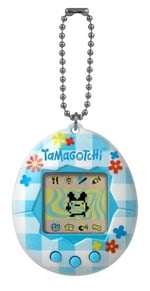 Tamagotchi Orijinal Sanal Bebek Çiçekli Kumaş Deseni