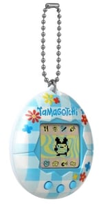 Tamagotchi Orijinal Sanal Bebek Çiçekli Kumaş Deseni