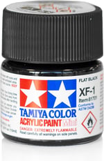 Tamiya Xf-1 Flat Black Mat Akrilik Boya (10 Ml)