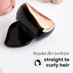 Tangle Teezer Compact Styler Rose Gold Black Saç Fırçası -Seyahat ve Çanta Boy Tarak