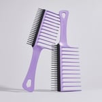 Tangle Teezer Wide Tooth Comb Kıvırcık Saçlar için Lila Saç Fırçası-Tarak